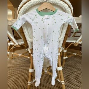 Lake Pajamas Baby Sleeper in Parisian Green Dreamy Star 3-6 months